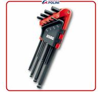 SERIE SET KIT CHIAVI ESAGONALI A SNODO SNODATE IN POLLICI 8 PZ USAG 280 LTSP/S8