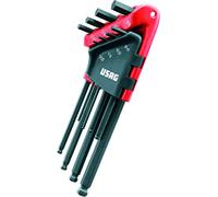 SERIE SET KIT CHIAVI ESAGONALI A SNODO SNODATE IN POLLICI 8 PZ USAG 280 LTSP/S8