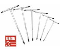 USAG 280 TTS SE6 SERIE CHIAVI CHIAVE A T MASCHIO ESAGONALE TESTA SFERICA A SNODO