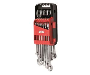 USAG 285 DS12 SERIE 12 CHIAVI COMBINATE FORCHETTA STELLA POLIGONALI CON SUPPORTO