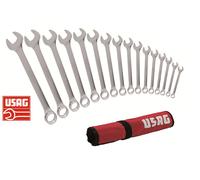 Set 16 Chiavi Usag 285J/B16 combinate in borsa avvolgibile U02851740