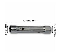 USAG 288 N - Chiave a tubo doppia leggera 16x17 mm