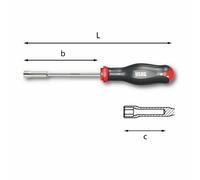 USAG 299 GIRAVITE LUNGO CACCIAVITE ESAGONALE CON IMPUGNATURA CHIAVE A BUSSOLA