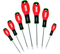 USAG 322 STX/S7 SERIE SET KIT GIRAVITI CACCIAVITI TORX FORATI CON FORO PROFESS.