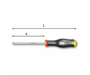 USAG 324 PH - Giravite per viti con impronta a croce PHILLIPS 2x100