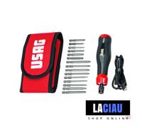 USAG 324 XP/B16 GIRAVITE ELETTRICO IN ASTUCCIO CON INSERTI 16 PEZZI RICARICABILE