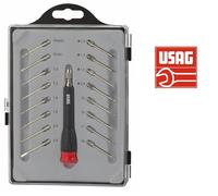 USAG 341 SH 17 MICRO MINI SERIE DI GIRAVITI DI PRECISIONE CACCIAVITE TORX ESAG P