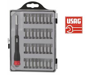 USAG 341 SH 33 MICRO MINI SERIE DI GIRAVITI DI PRECISIONE PORTAINSERTI TORX ESAG