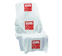 USAG 3781 E COPRI SEDILI IN BOBINA DA 250 PZ FORMATO DOPPIO 13 MICRON 70X165 CM