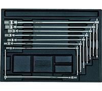 USAG 519/276 - Assortimento con chiavi a T snodate con bocca esagonale (8 pz) 05190725