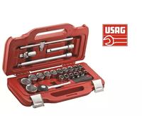 USAG 601 1/2 J22 - Assortimento cassetta modulare con bussole esagonali (22 pz)