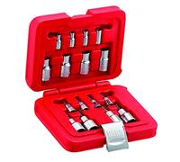 USAG 601 1/4-1/2 JTX16 U06010009 Assortimento in Cassetta Modulare con Bussole TORX® (16 pezzi)