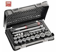 USAG 606 1/2 EA ASSORTIMENTO CHIAVI A BUSSOLA ESAGONALE CRICCHETTO IN CASSETTA