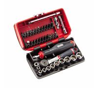 USAG 609 1/4 EAX : CASSETTA con Bussole esagonali X-GRIP + inserti , 38 pz