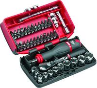 USAG 609 1/4 EB SERIE SET KIT CHIAVI A BUSSOLA CRICCHETTO E INSERTI BITS TORX