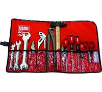 USAG 630 AN U06300010 Borsa Avvolgibile con Assortimento per Manutenzione casa (19 pezzi)