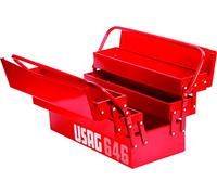 USAG 646/5V CASSETTA METALLICA ESTENSIBILE 5 SCOMPARTI PORTA UTENSILI VUOTA