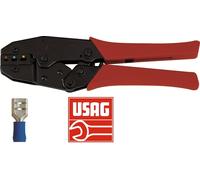 USAG 751 PINZA A CREMAGLIERA CRICCHETTO PER CAPICORDA ISOLATI CRIMPATRICE FASTON