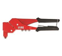 USAG U09950006 Rivettatrice con Testa orientabile a 360°, Rosso