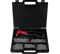 USAG 995 K - Assortimento con rivettatrice in cassetta di plastica (501 pz) 995005