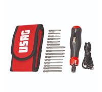 USAG 324 XP/B16 GIRAVITE ELETTRICO IN ASTUCCIO CON INSERTI 16 PEZZI RICARICABILE