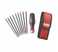 USAG art 333K/SB10 : 5 pezzi Assortimenti COMBIDRIVE a 3 FUNZIONI con astuccio