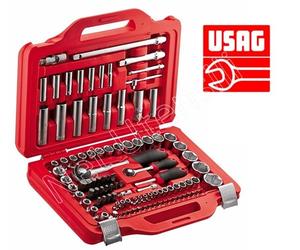 USAG JUST 601 1/4-1/2 J100 CASSETTA SERIE CHIAVI A CRICCHETTO A BUSSOLA E TORX