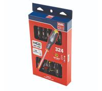 USAG 324 SH12 SERIE SET KIT 12 GIRAVITI PROFESSIONALI CACCIAVITI CROCE E TAGLIO