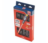 USAG 324 SH8 SERIE SET KIT 8 GIRAVITI PROFESSIONALI CACCIAVITI A CROCE E TAGLIO