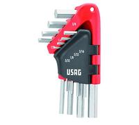 SERIE SET KIT CHIAVE ESAGONALE CHIAVI ESAGONALI IN POLLICI 8 PZ USAG 280 P/S8