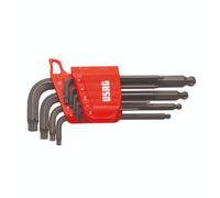 USAG: SET DI 9 CHIAVI a brugola PROFILO SPECIALE X-GRIP -MISURE da mm.1,5 a 10