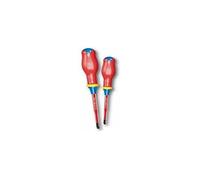 USAG U00910126 Serie giraviti Slim isolati 1000V con Impronta combinata POZIDRIV, Rosso