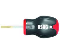 USAG U03240464 Giravite Corto per Viti con Intaglio, Nero, 1x5,5x35