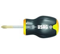 USAG U03240468 Giravite Corto per Viti a Croce Phillips, Nero, PH 1x35