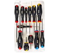 USAG 324 SH12 SERIE SET KIT 12 GIRAVITI PROFESSIONALI CACCIAVITI CROCE E TAGLIO