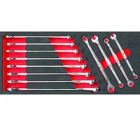 USAG U05191063 - 519 M 285X - Set di chiavi combinate in spugna bicolore assortiti (12 pezzi)