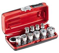 USAG 610 1/4 EFK Assortimento bussole ribassate cricchetto reversibile kit 11 pz