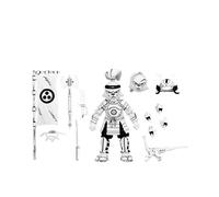 Usagi Yojimbo Action Figure Samurai Usagi Yojimbo Black & White Figure 18cm NECA