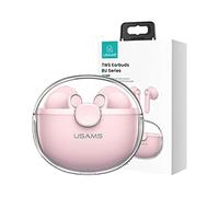 USAMS A57 - Bluetooth 5.1, microfono integrato, 5 h, iOS e Android AURICOLARI WIRELESS, Rosa