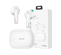 USAMS BHUSM01 US-SM001, TWS Bluetooth 5.0, microfono integrato, iOS Android AURICOLARI WIRELESS, Bianco