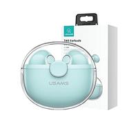 USAMS BU12, completamente senza fili Bluetooth 5.1, microfono integrato AURICOLARI WIRELESS, Verde