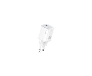 USAMS Caricabatterie compatto e veloce*gan* USB-c 20w Pd E Pps Bianco