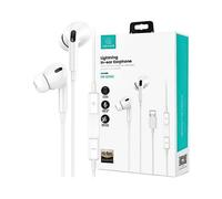 USAMS EP-41 Maxdo Lightning, cablate, microfono integrato, audio 2.0, iPhone 11-14 AURICOLARI, Bianco