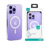 USAMS Ice Magnet COVER MAGSAFE per Apple iPhone 14 Plus 15 Plus, Trasparente