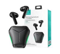 USAMS JYseries - da gioco senza fili, Bluetooth 5.0, microfono integrato, 6 h AURICOLARI WIRELESS, Nero