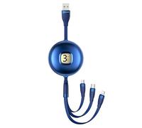 CAVO DI RICARICA E DATI USAMS U69 3 in 1 Lightning MicroUSB USB-C 1 m