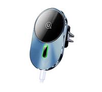USAMS Supporto da auto magnetico/caricatore senza fili CD170-15W, colore: Grigio