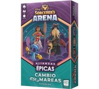 USAopoly | Disney Sorcerer's Arena: Cambio di marea | Espansione | Gioco da tavolo strategico per adulti e giovani | A partire da 13 anni | Da 2 a 4 Giocatori | 35 Minuti per partita | Italiano