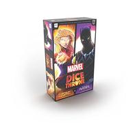 USAopoly Marvel Dice Throne | 2 Hero Box Featuring Captain Marvel; Black Panther | Standalone Competitive Dice Game | Officially-Licensed Marvel Game | Compatible with The Dice Throne ecosystem