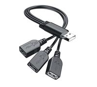 USB 1 A 3 SPLITTER USB 2.0 MASCHIO A 3 FEMMINE JACK Y SPLITTER HUB CORDONE ALIME